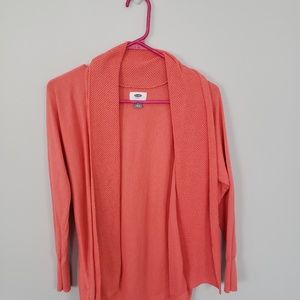 Coral cardigan